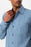 Antioch Baby Blue 100% Linen Long Sleeve Men's Shirt