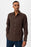 Antioch Brown 100% Linen Long Sleeve Men's Shirt