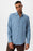 Antioch Baby Blue 100% Linen Long Sleeve Men's Shirt