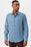 Antioch Baby Blue 100% Linen Long Sleeve Men's Shirt