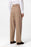 Light Brown Baggy High Waist Men's Fabric Trousers