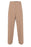 Light Brown Baggy High Waist Men's Fabric Trousers