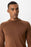 Brown Crew Neck Slim Fit Knitwear Sweater