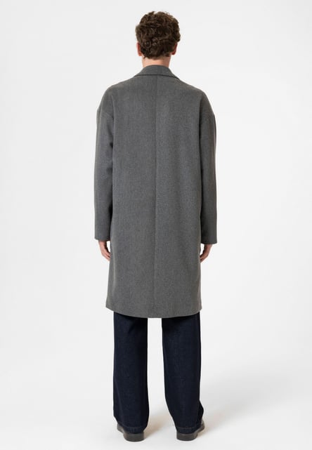 Anthracite Oversize Men's Coat