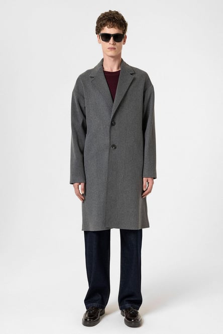 Anthracite Oversize Men's Coat