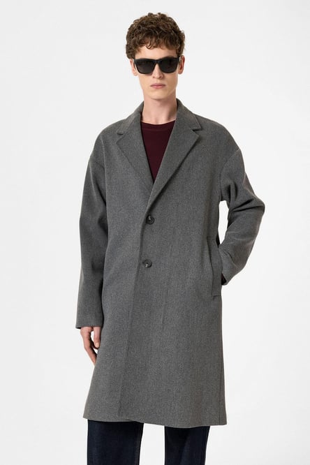 Anthracite Oversize Men's Coat