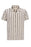 Antioch Brown Open Collar Striped Men's Shirt