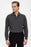 Antioch Anthracite Open Neck Regular Fit Long Sleeve Sweater