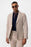 Beige Unlined Men's Blazer Jacket with Bag Pockets