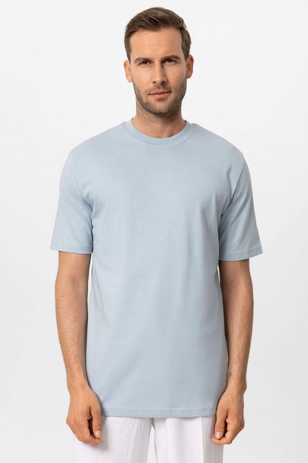 Antioch Bebe Mavi Bisiklet Yaka Basic T-Shirt