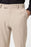 Beige Classic High Waist Men's Trousers