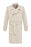 Beige Double Breasted Long Men's Trench Coat