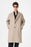 Beige Oversize Men's Coat