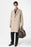 Beige Oversize Men's Coat