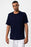 Antioch Navy Blue Crew Neck Ribbed Men's T-Shirt