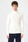 Ecru Hair Braided Men's Sweater