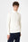 Ecru Hair Braided Men's Sweater