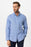 Antioch Indigo Collar Buttoned Slim Fit Men's Shirt