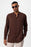 Antioch Brown Collar Regular Fit Men's Shirt