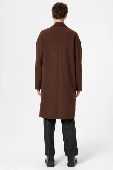 Brown Oversize Men's Coat