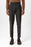 Brown Buckle Detailed High Waist Men's Trousers