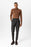 Brown Buckle Detailed High Waist Men's Trousers