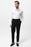 Black Pleated High Waist Men's Trousers