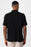 Antioch Black Polo Neck Zippered Men's T-Shirt