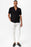 Antioch Black Polo Neck Knitted Short Sleeve Men's Shirt