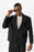 Black Crop Fit Men's Blazer Jacket