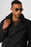 Black Crop Fit Men's Trench Coat