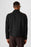 Black Crop Fit Men's Trench Coat