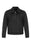 Black Crop Fit Suede Men's Coat