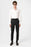 Black Classic High Waist Men's Trousers