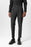 Black Buckle Detailed High Waist Men's Trousers