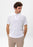 Antioch White Polo Neck Zippered Men's T-Shirt