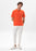 Antioch Salmon Polo Neck Zippered Men's T-Shirt