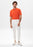 Antioch Salmon Polo Neck Zippered Men's T-Shirt