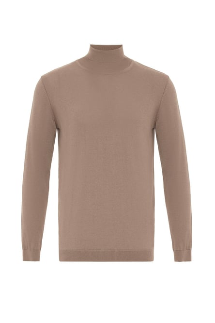 Mink Full Collar Men's Knitwear