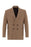 Double Breasted Men's Blazer Jacket with Camel Bag Pockets