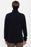 Antioch Navy Blue Half Zipper High Collar Men's Sweater