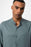 Antioch Green Stand Collar Regular Fit Men's Shirt