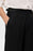 Black High Waist Buckle Detailed Comfortable Fit Men's Trousers